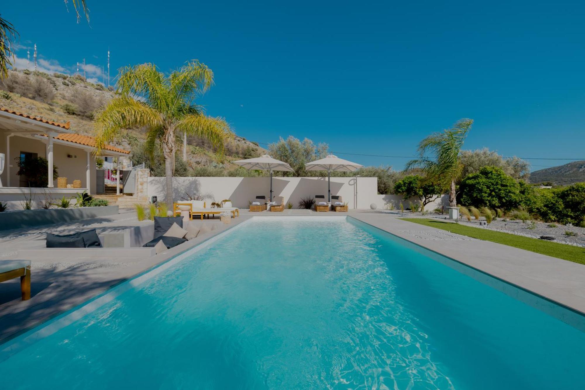 Nafplio Blue Topaz Poolside Villa Buitenkant foto