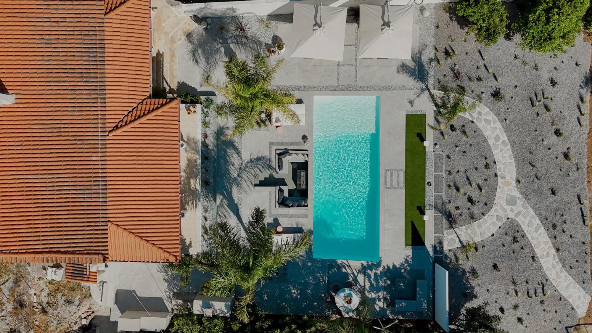 Nafplio Blue Topaz Poolside Villa Buitenkant foto
